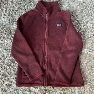 Boys Patagonia Sz M Better Sweater Full Zip